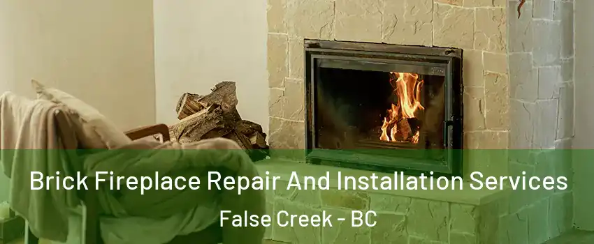  Brick Fireplace Repair And Installation Services False Creek - BC