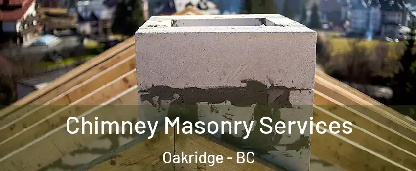  Chimney Masonry Services Oakridge - BC
