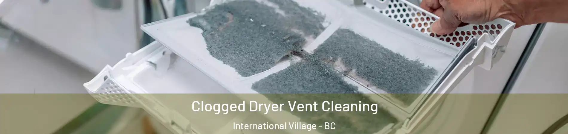  Clogged Dryer Vent Cleaning International Village - BC