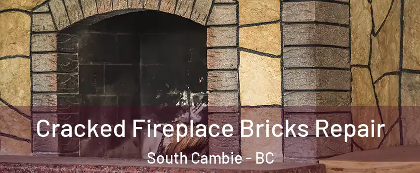  Cracked Fireplace Bricks Repair South Cambie - BC