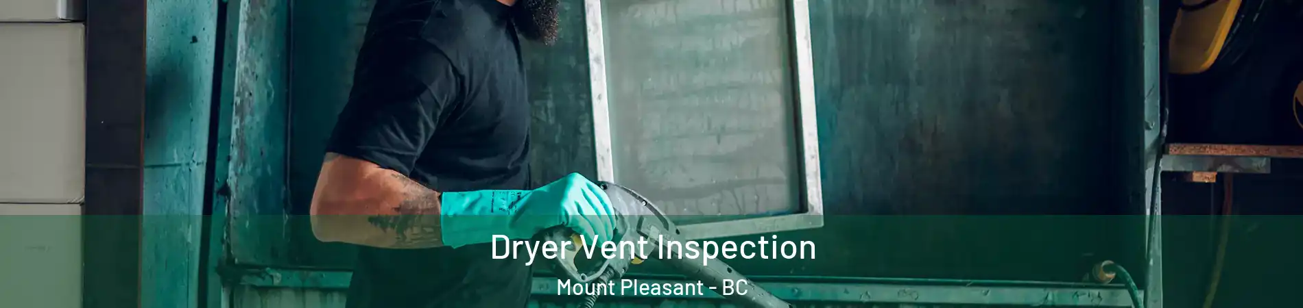  Dryer Vent Inspection Mount Pleasant - BC