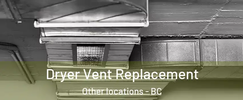  Dryer Vent Replacement Other locations - BC