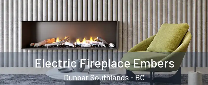  Electric Fireplace Embers Dunbar Southlands - BC