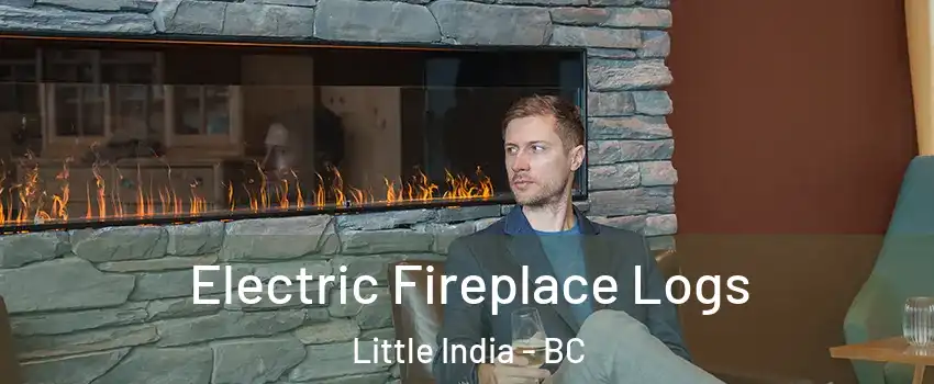 Electric Fireplace Logs Little India - BC