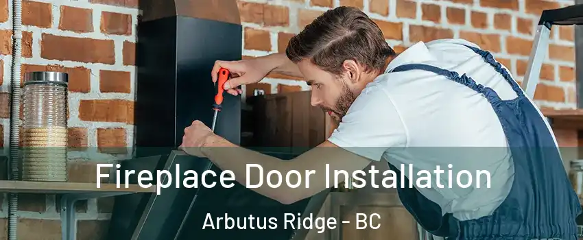  Fireplace Door Installation Arbutus Ridge - BC