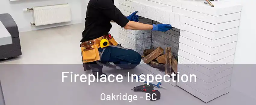  Fireplace Inspection Oakridge - BC
