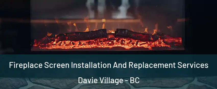  Fireplace Screen Installation And Replacement Services Davie Village - BC