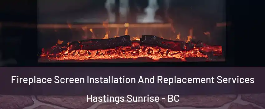  Fireplace Screen Installation And Replacement Services Hastings Sunrise - BC