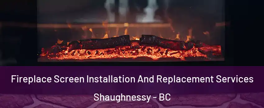  Fireplace Screen Installation And Replacement Services Shaughnessy - BC