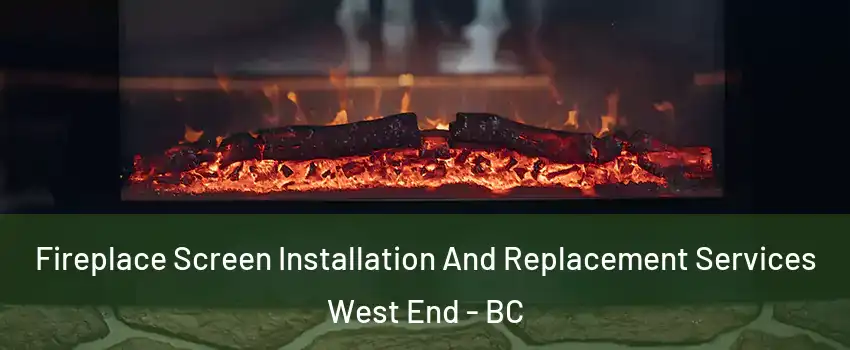  Fireplace Screen Installation And Replacement Services West End - BC