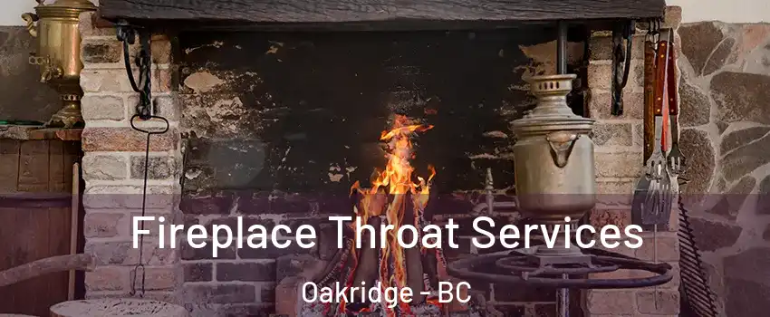  Fireplace Throat Services Oakridge - BC