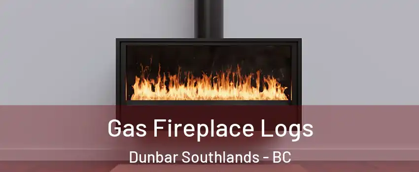  Gas Fireplace Logs Dunbar Southlands - BC