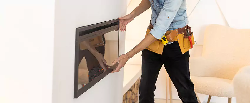 Metal Fireplace Installation in Grandview Woodland, British Columbia
