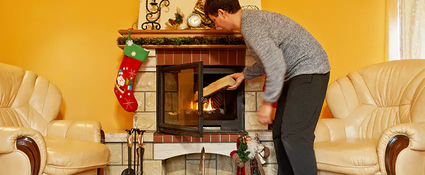 Rusted Metal Fireplace Restoration in Grandview Woodland, British Columbia