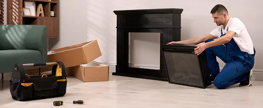 Old Rusted Metal Fireplace Repair And Replacement in Grandview Woodland, BC
