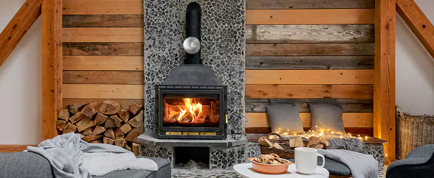 Thelin Hearth Products Direct Vent Gas Stove Fireplace Inspection in Grandview Woodland, British Columbia