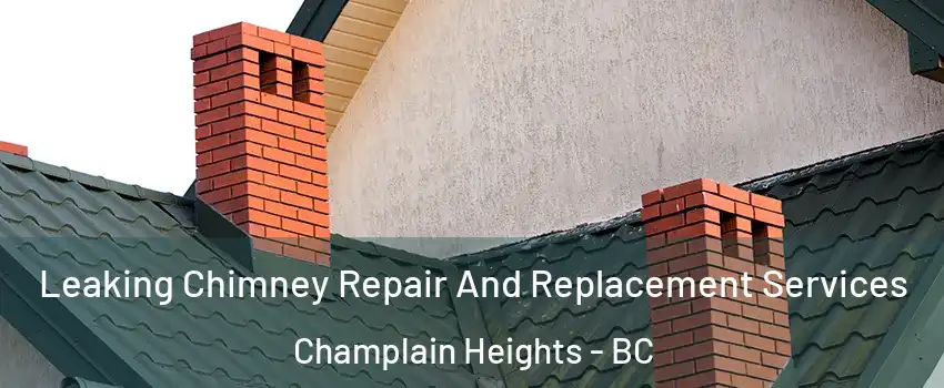  Leaking Chimney Repair And Replacement Services Champlain Heights - BC