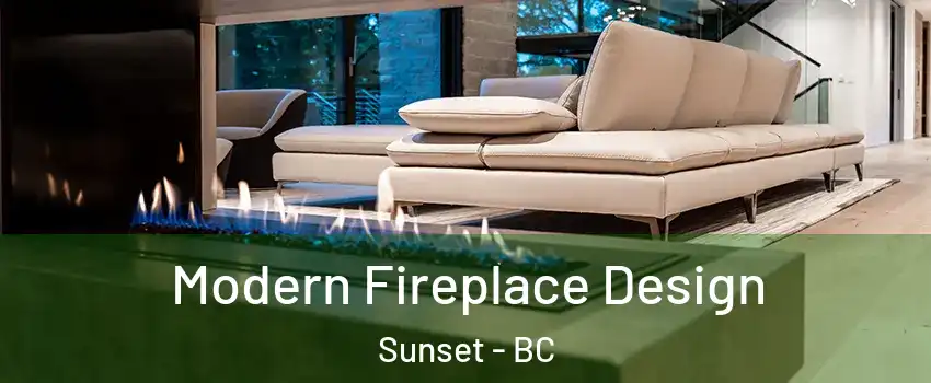  Modern Fireplace Design Sunset - BC