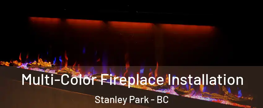  Multi-Color Fireplace Installation Stanley Park - BC