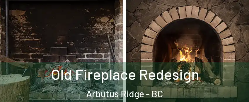  Old Fireplace Redesign Arbutus Ridge - BC