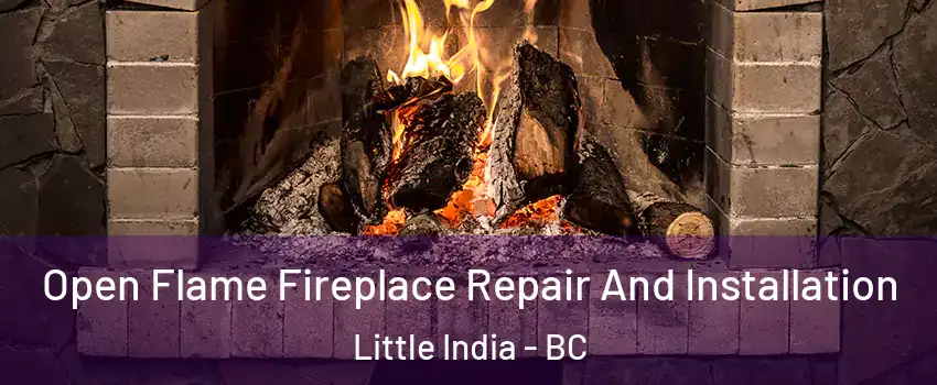  Open Flame Fireplace Repair And Installation Little India - BC