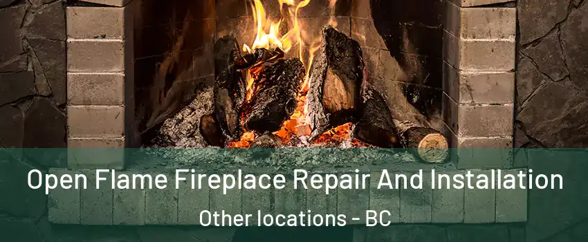  Open Flame Fireplace Repair And Installation Other locations - BC