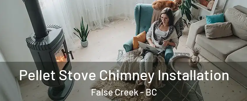  Pellet Stove Chimney Installation False Creek - BC