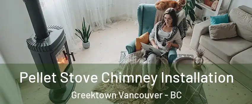  Pellet Stove Chimney Installation Greektown Vancouver - BC