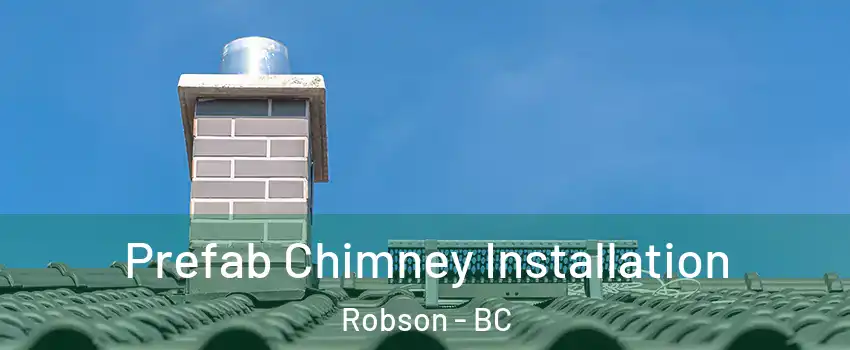  Prefab Chimney Installation Robson - BC